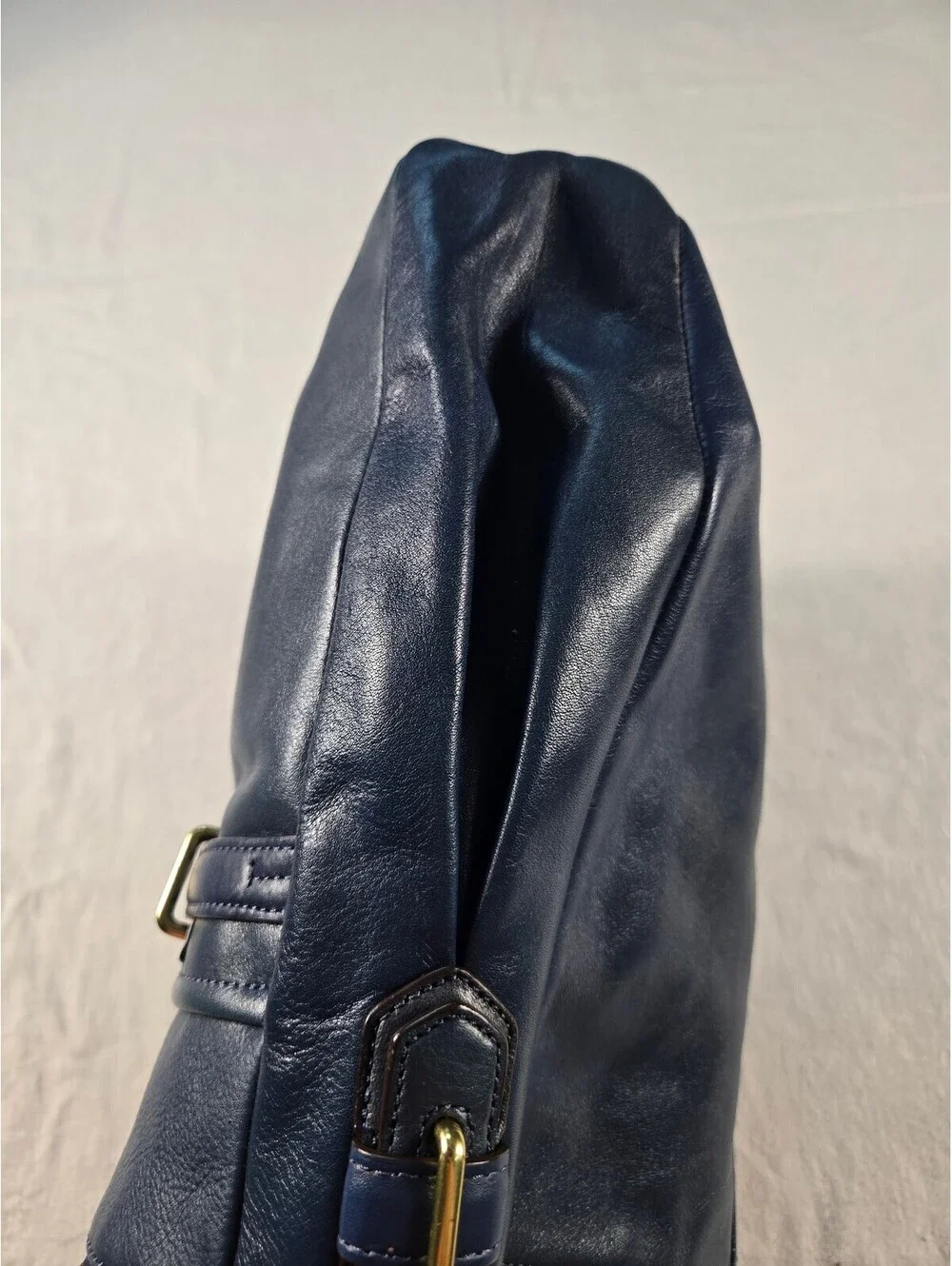 Vintage COACH Chelsea Ashlyn Hobo Bag Midnight Blue Navy Leather VGUC Pristine